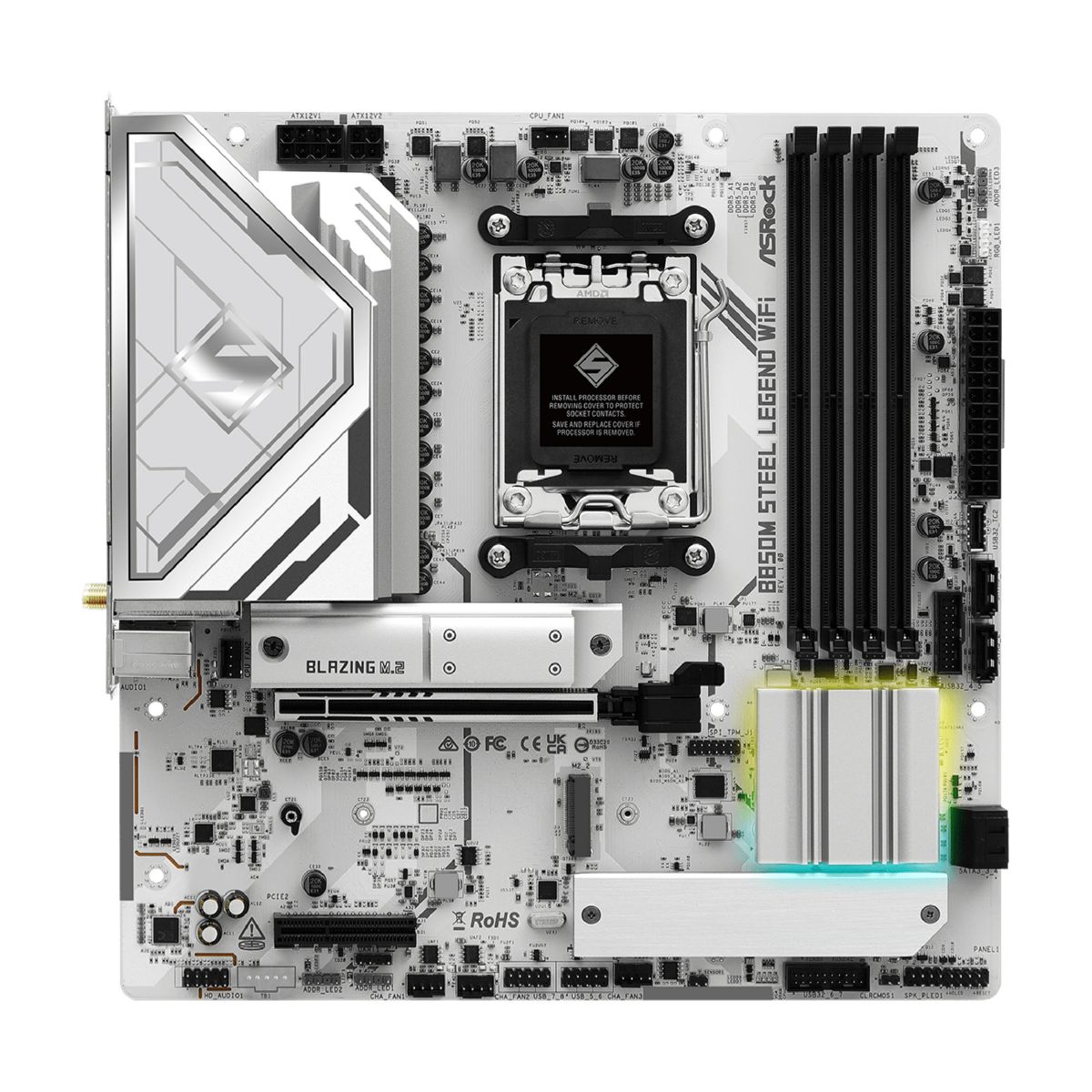 Motherboard Asrock B850m Steel Legend Wifi D5 Am5