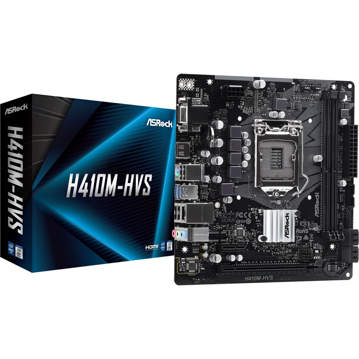 Motherboard Asrock H410m Hvs S1200 10ma Gen