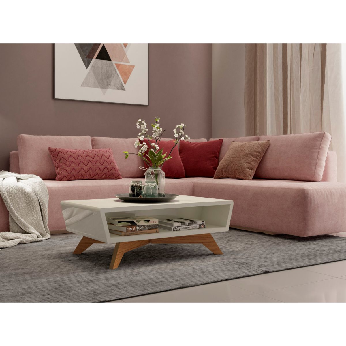 Mesa De Centro Angular