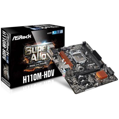 Motherboard Asrock H110m-hdv S1151