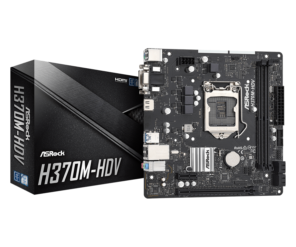 Motherboard Asrock Intel H370m-hdv S1151