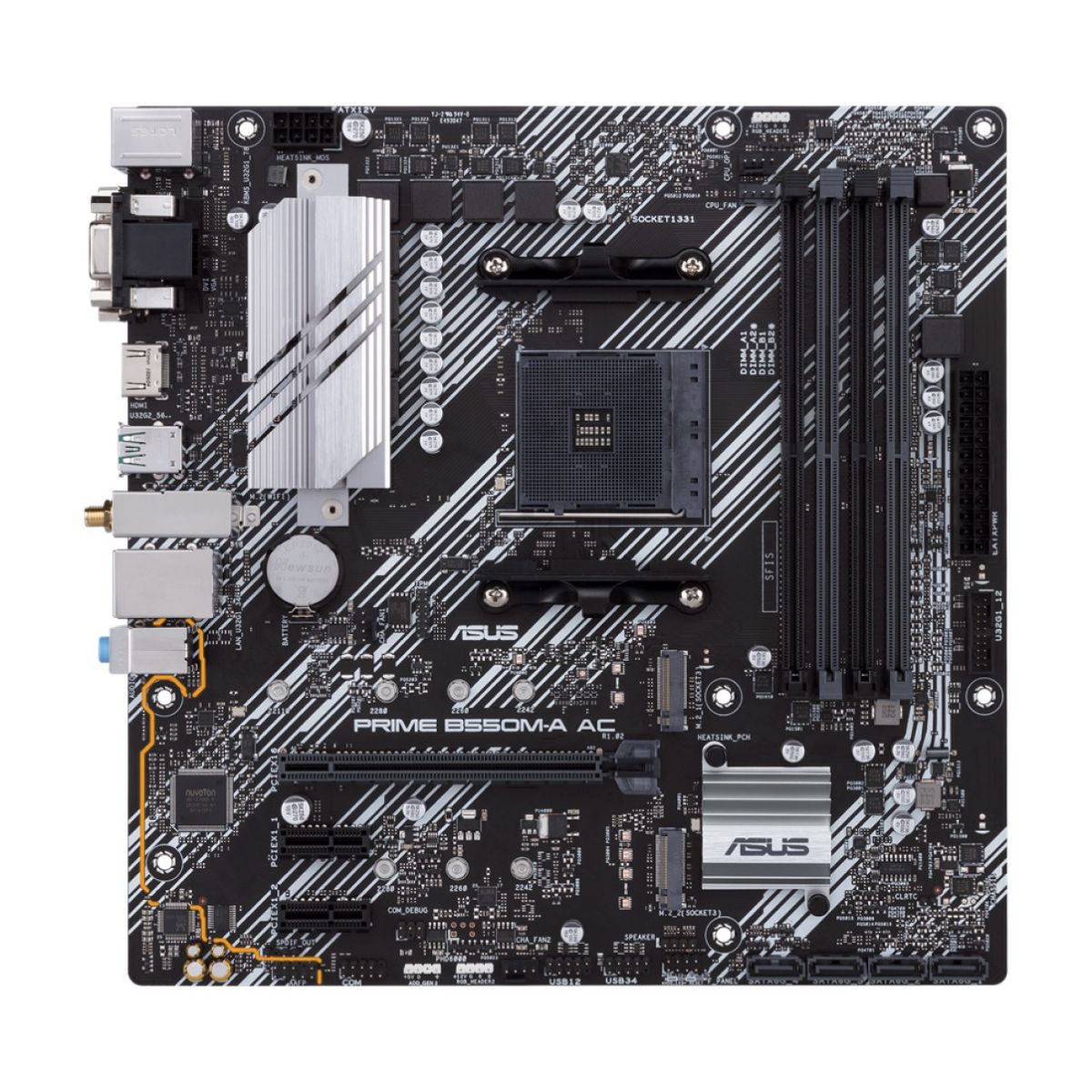 Motherboard Asus Prime B550m-a Ac M2 Am4