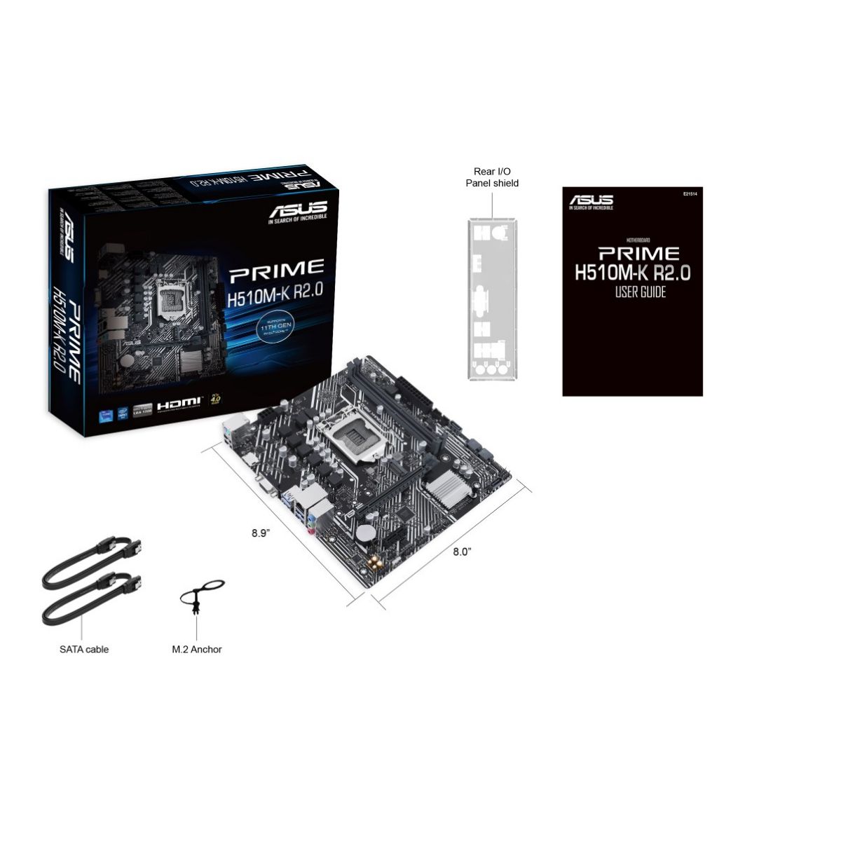 Motherboard Asus Prime H510m-k R2.0 M2 S1200