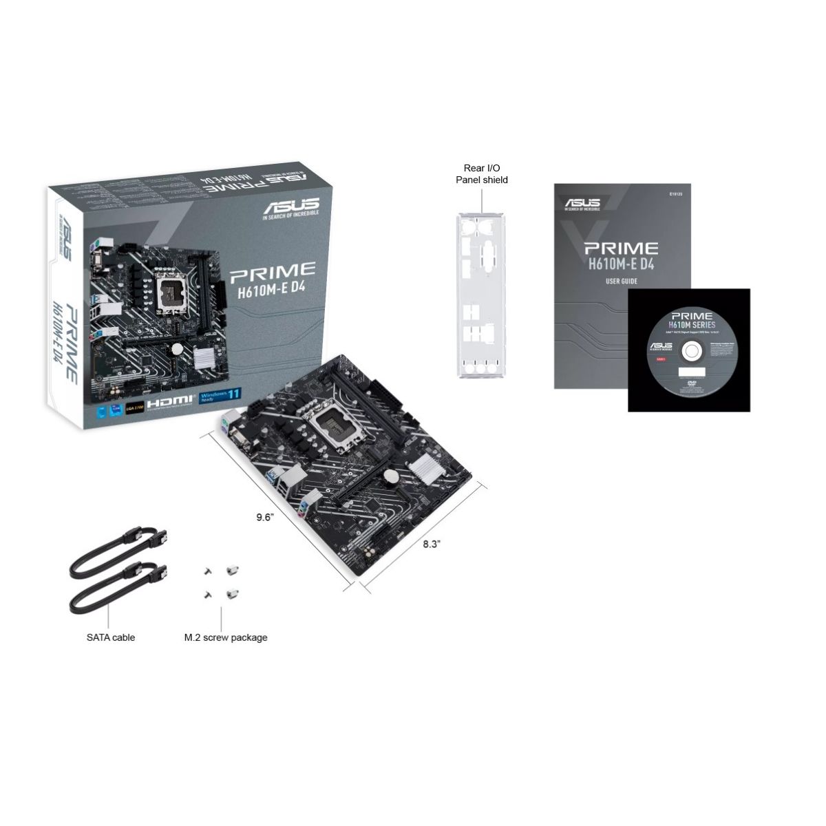 Motherboard Asus Prime H610m-e D4 S1700
