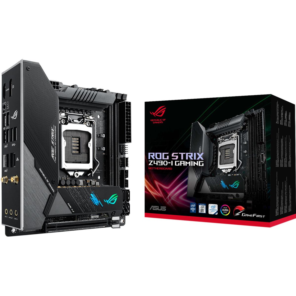 Motherboard Asus Rog Strix Z490-i Gaming S1200