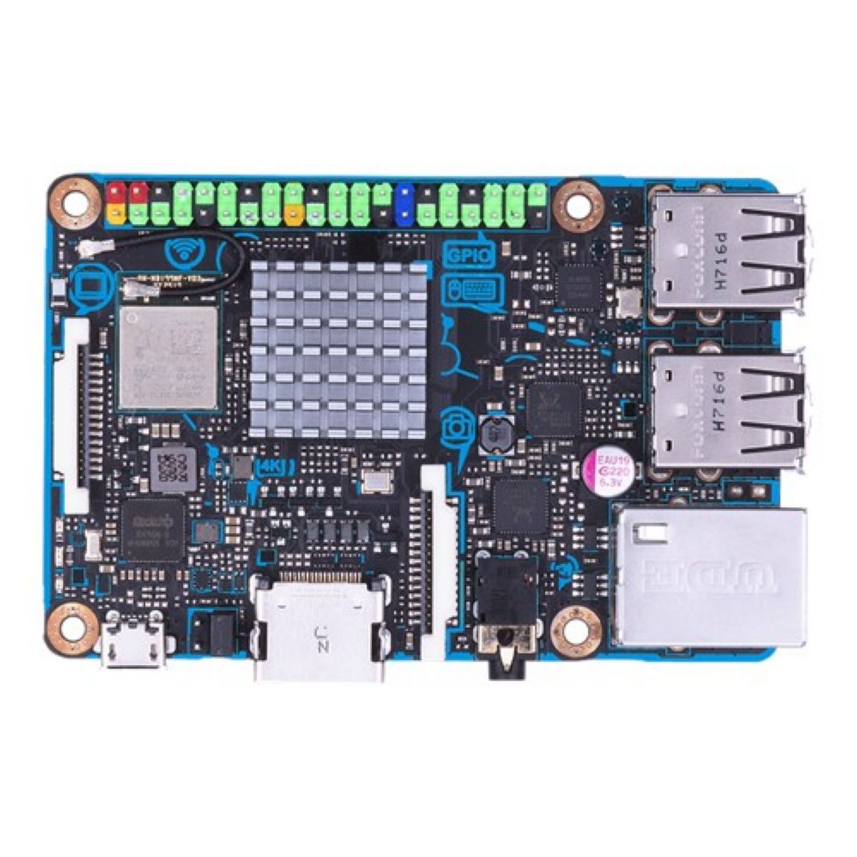 Motherboard Asus Tinker Board S Rk3288 Malit760 2g/16g/sbc