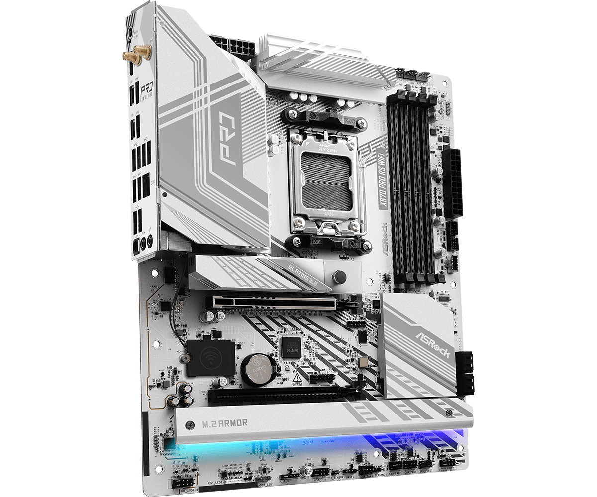 Motherboard Asrock X870 Pro Rs Wifi D5 Am5 DDR5 ATX