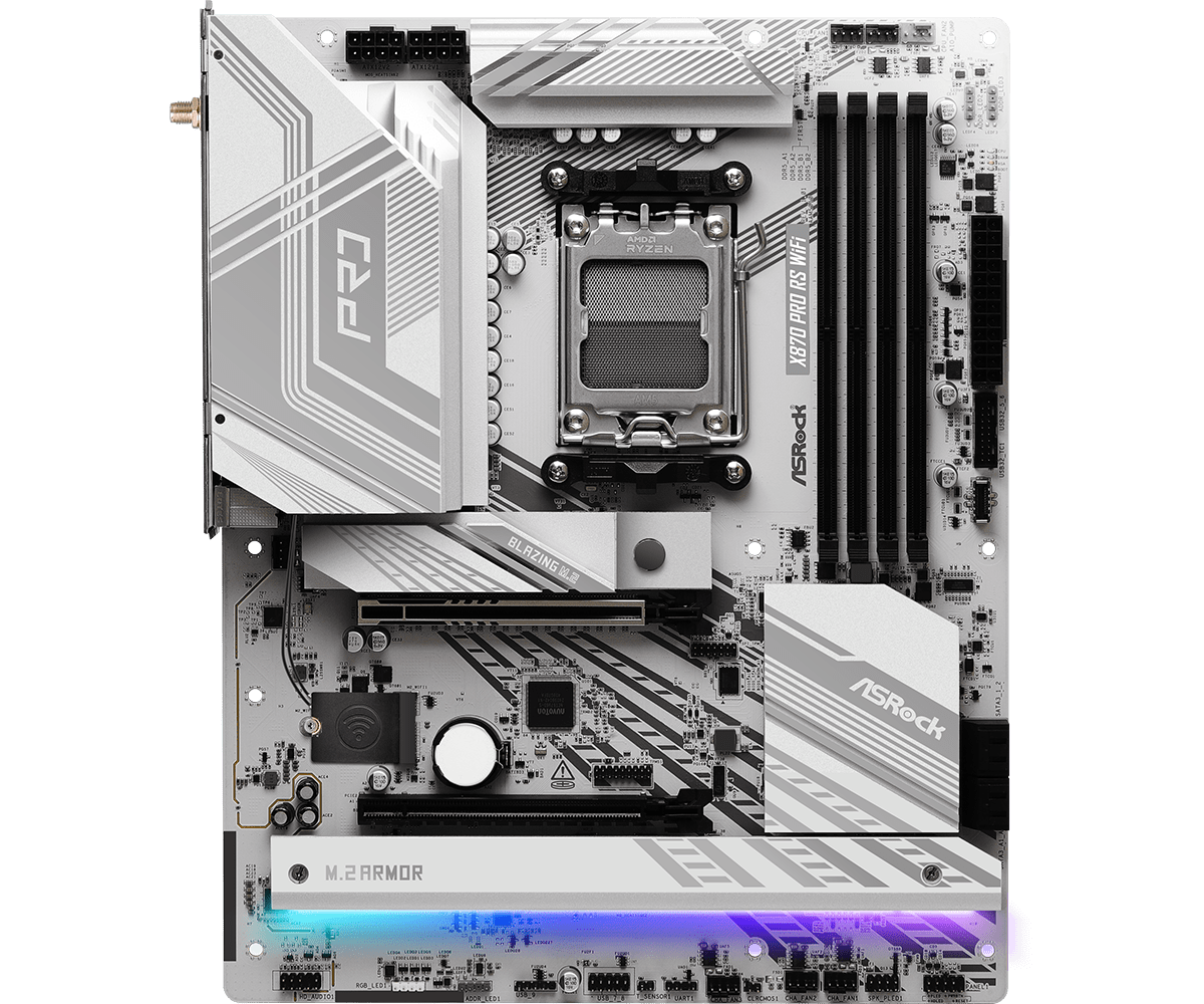 Motherboard Asrock X870 Pro Rs Wifi D5 Am5 DDR5 ATX