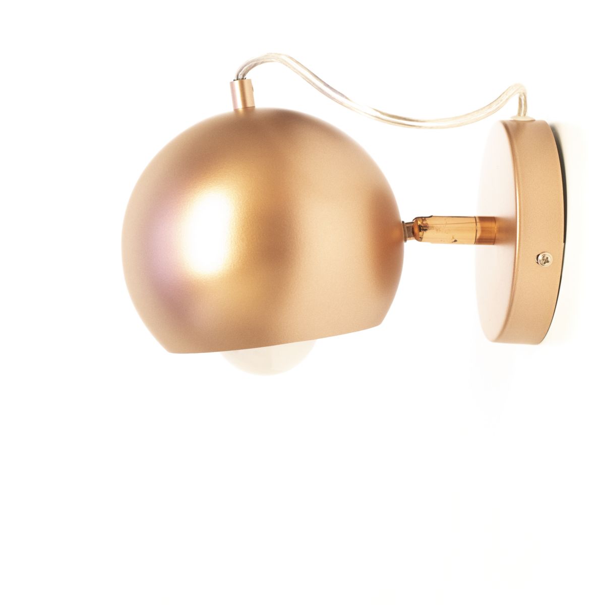 Luminaria De Pared Ovo Cobre D15cm