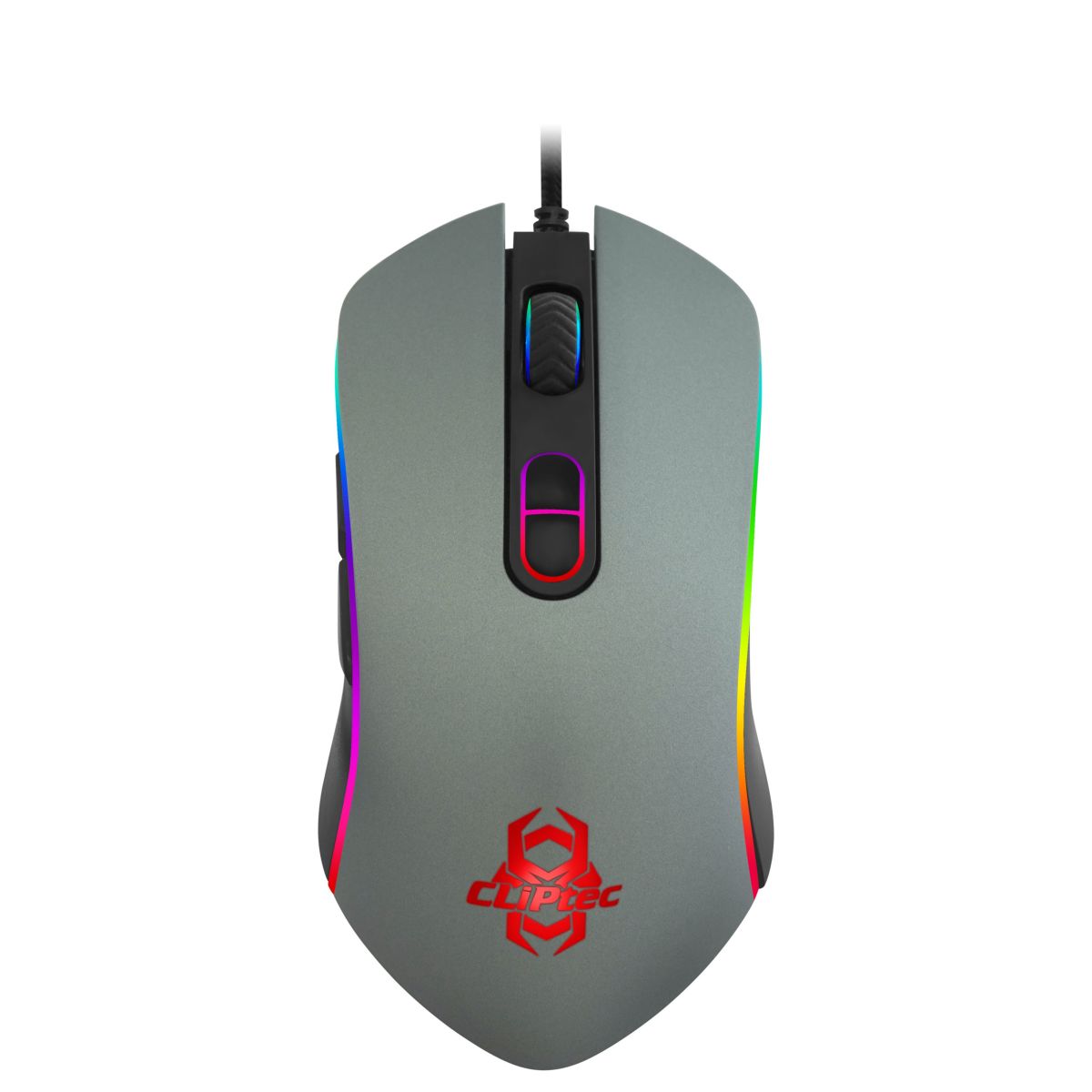Mouse Usb Cliptec 571 Gaming Rgb-Negro