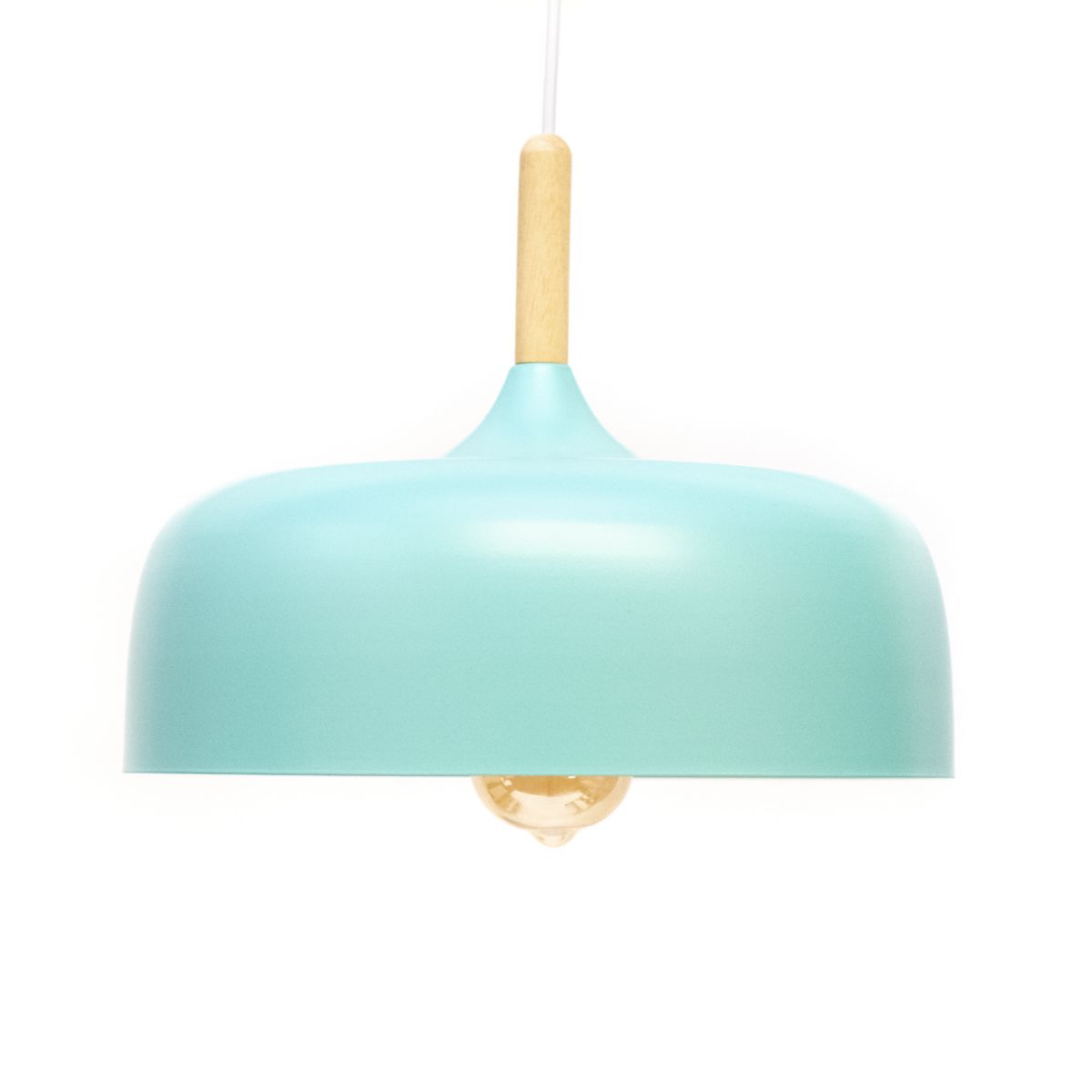 Luminaria De Techo Nordic Verde Menta D30cm