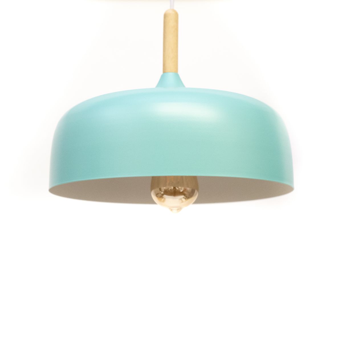 Luminaria De Techo Nordic Verde Menta D30cm