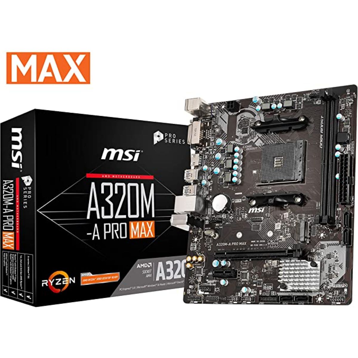 Motherboard Msi A320m A Pro Max Am4