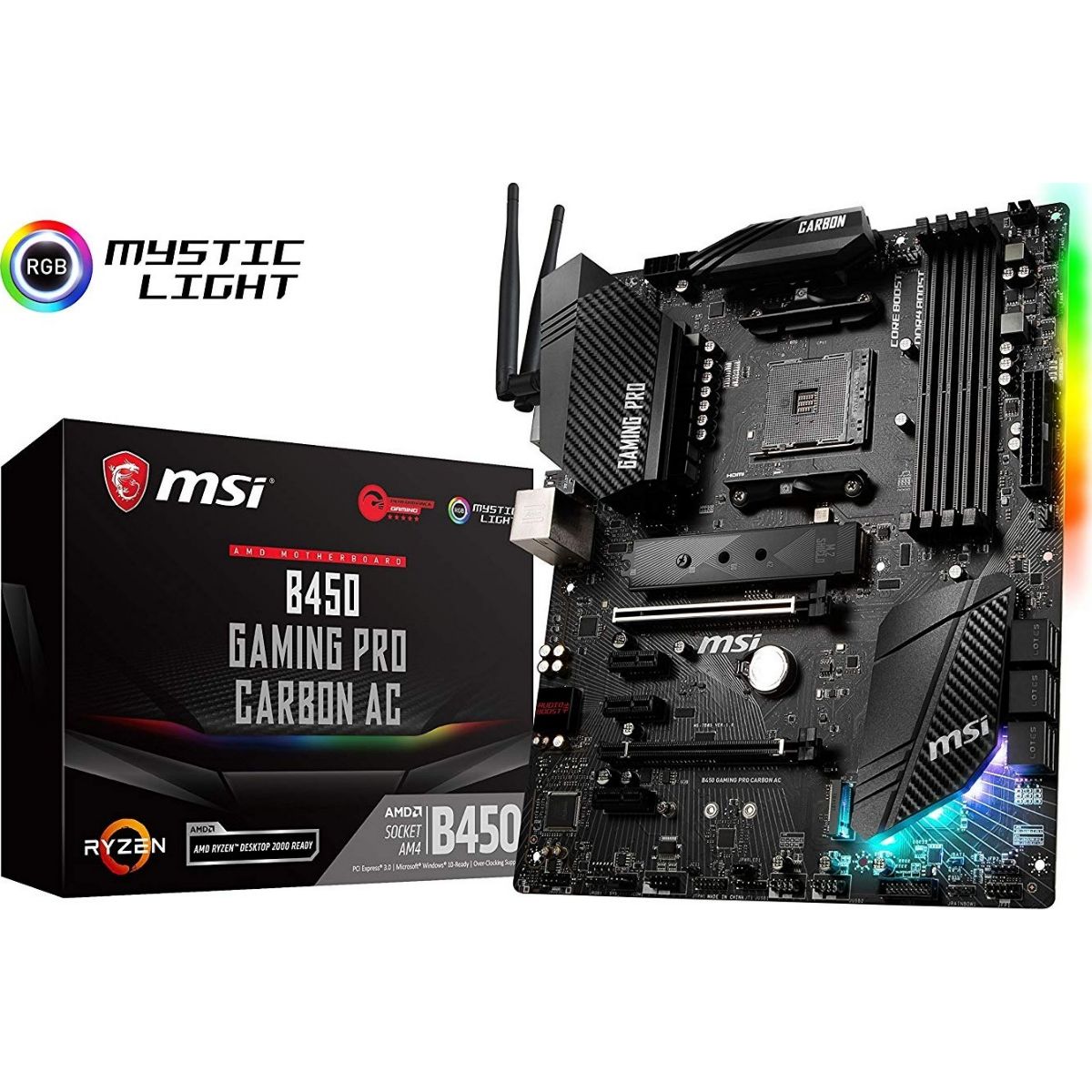 Motherboard Msi B450 Gaming Pro Carbon Ac