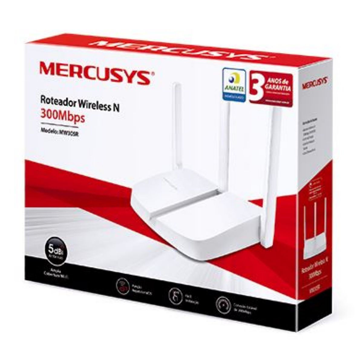 Router WiFi Mercusys 300mbps W/n Mw305r