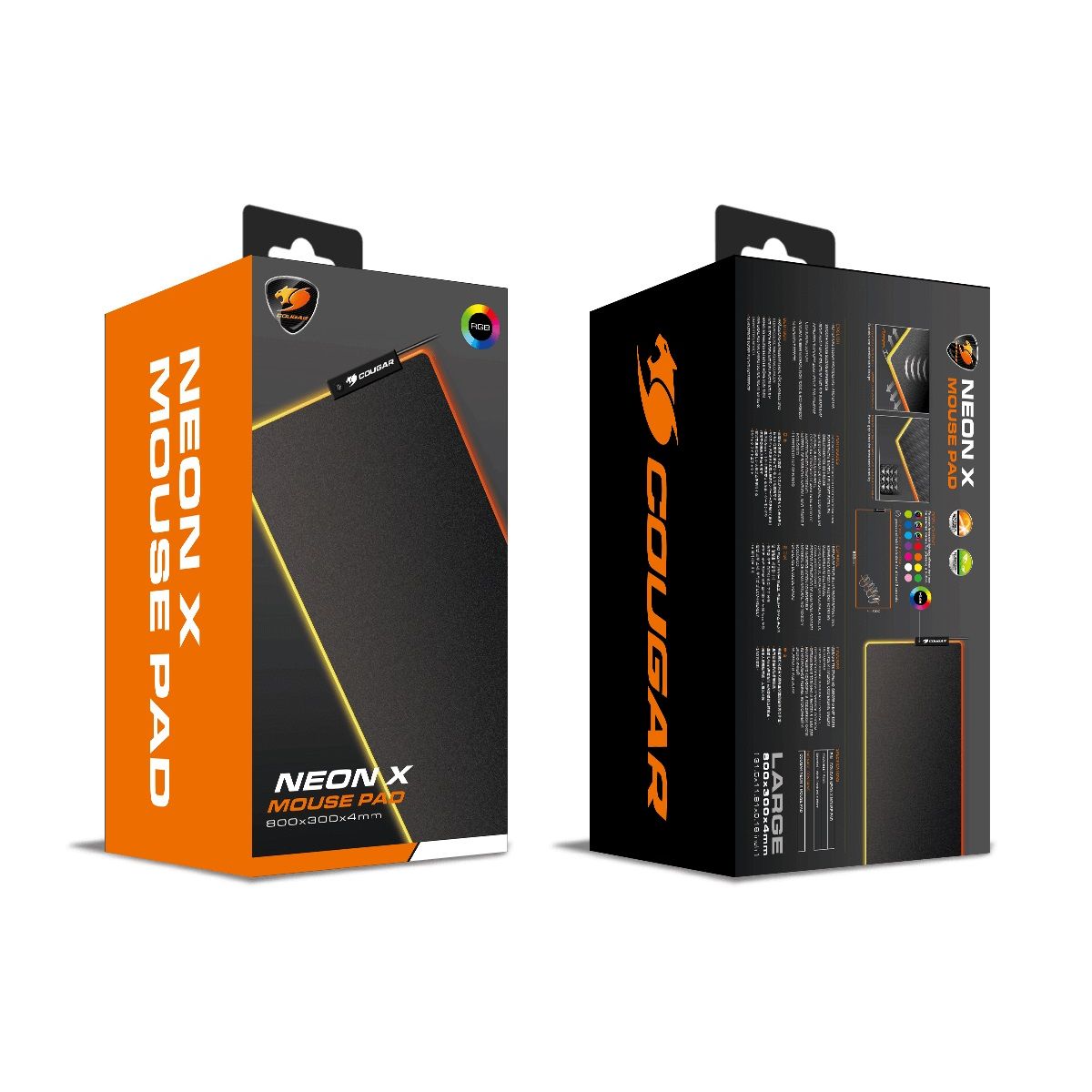 Mousepad Cougar Neon X Rgb