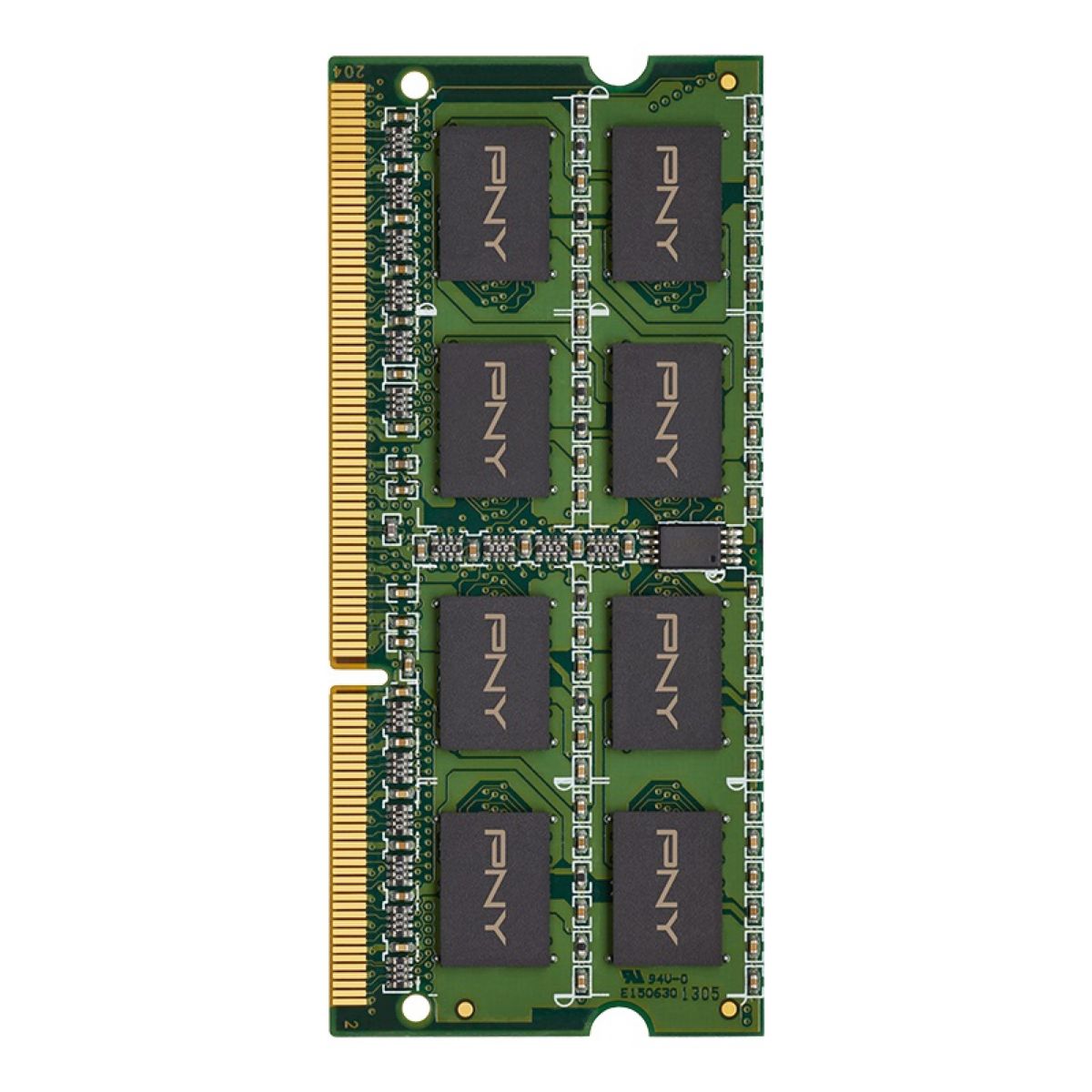 Memoria RAM Sodimm DDR3 1600 4gb PNY
