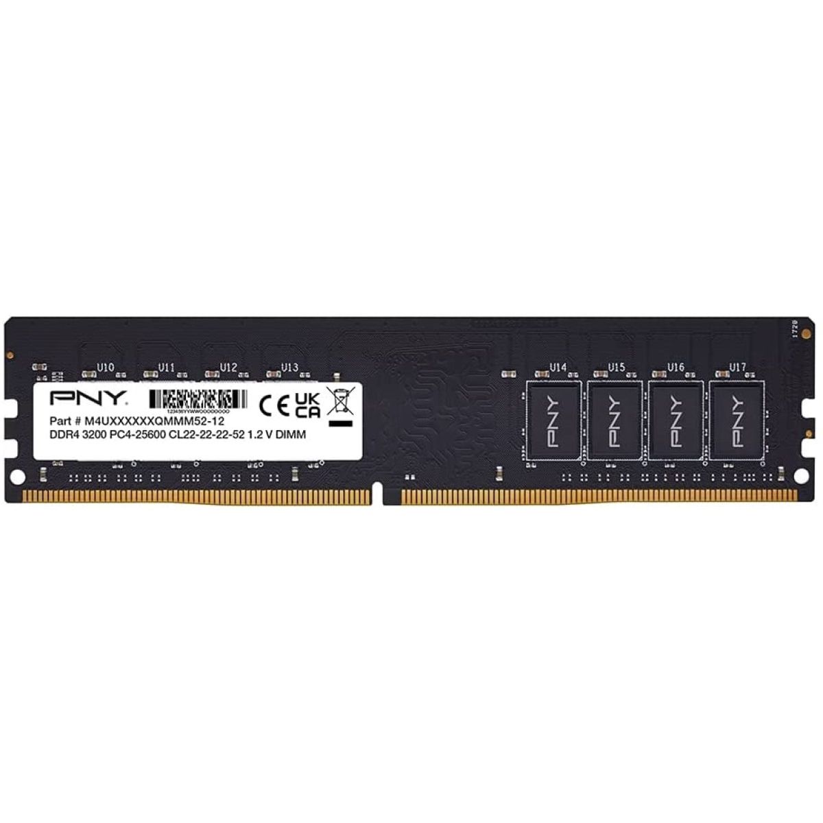 Memoria RAM DDR4 3200 8Gb Pny Performance Cl22