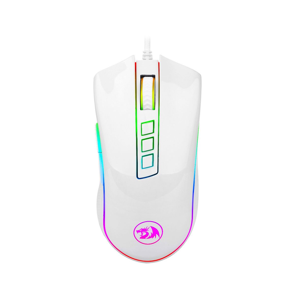 Mouse Redragon Cobra White Rgb