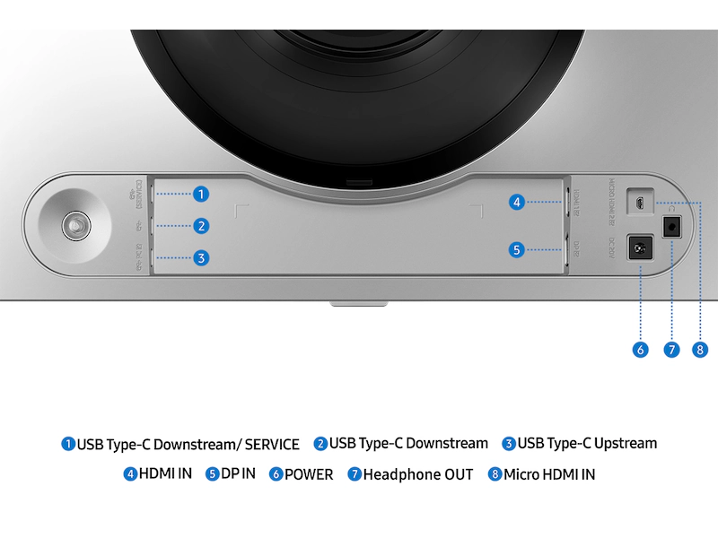 Monitor curvo de 49 Samsung Odyssey G9 Oled Dqhd 144hz