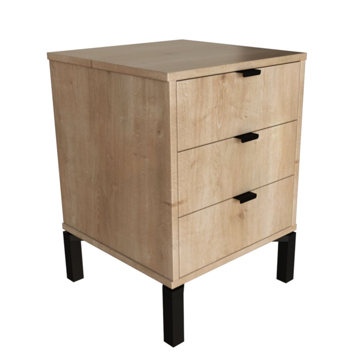 Mesa De Luz Frank 3 Cajones