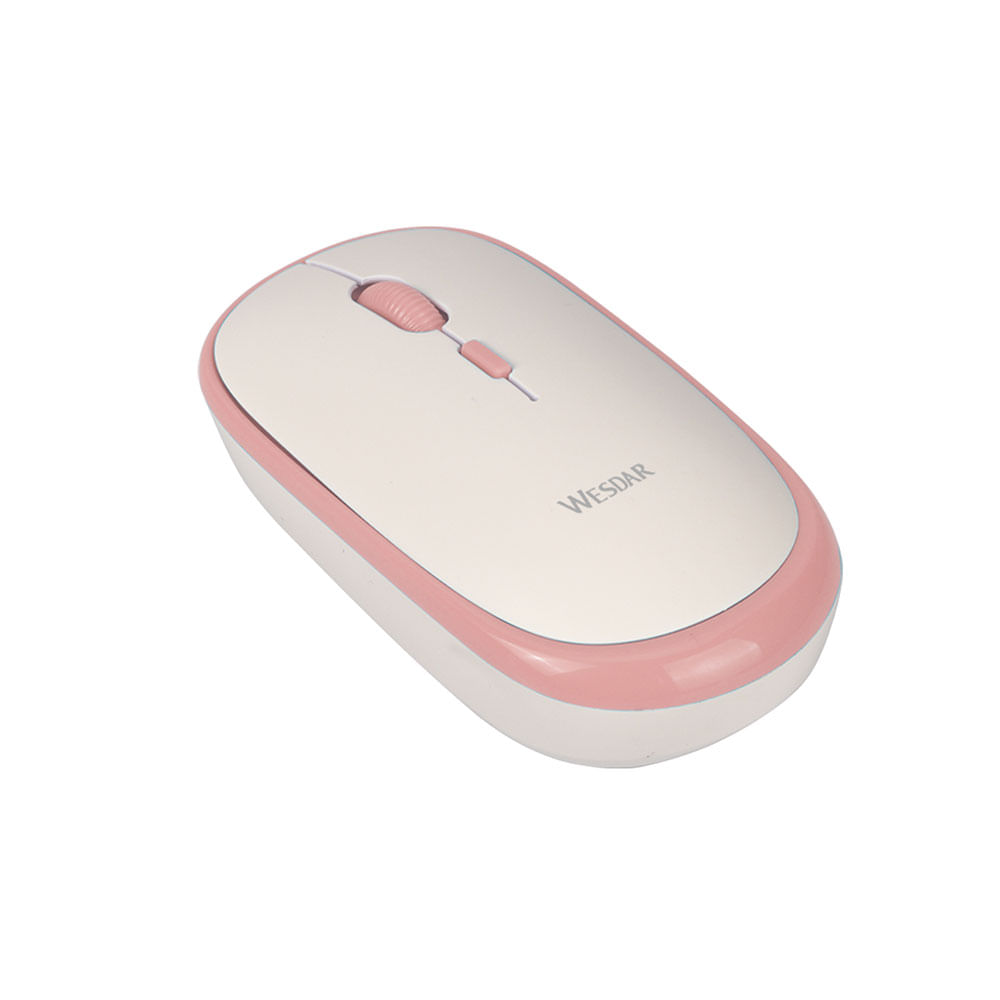 Mouse Wesdar Inalambrico X63 White / Rose