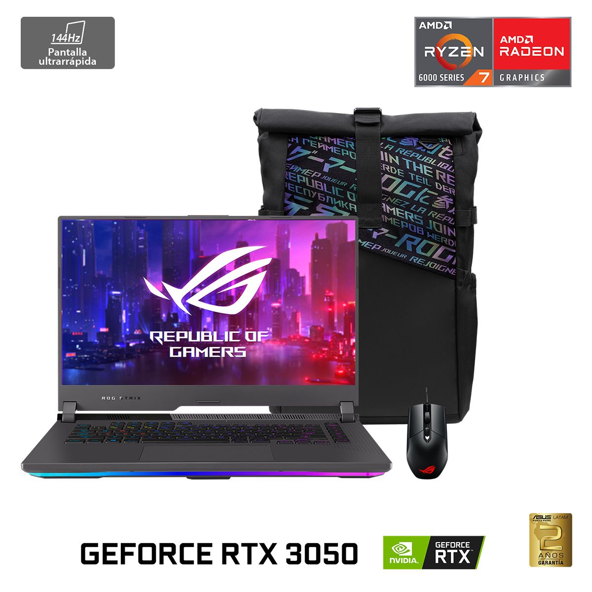 Notebook Asus G513RC Ryzen 7 6800H/HS 8GB 512GB W11