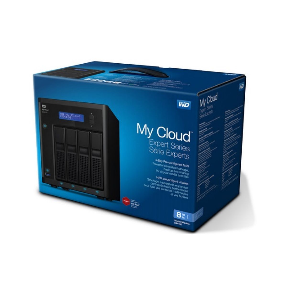 NAS Western Digital My Cloud Ex4100 8tb Usb3 Negro