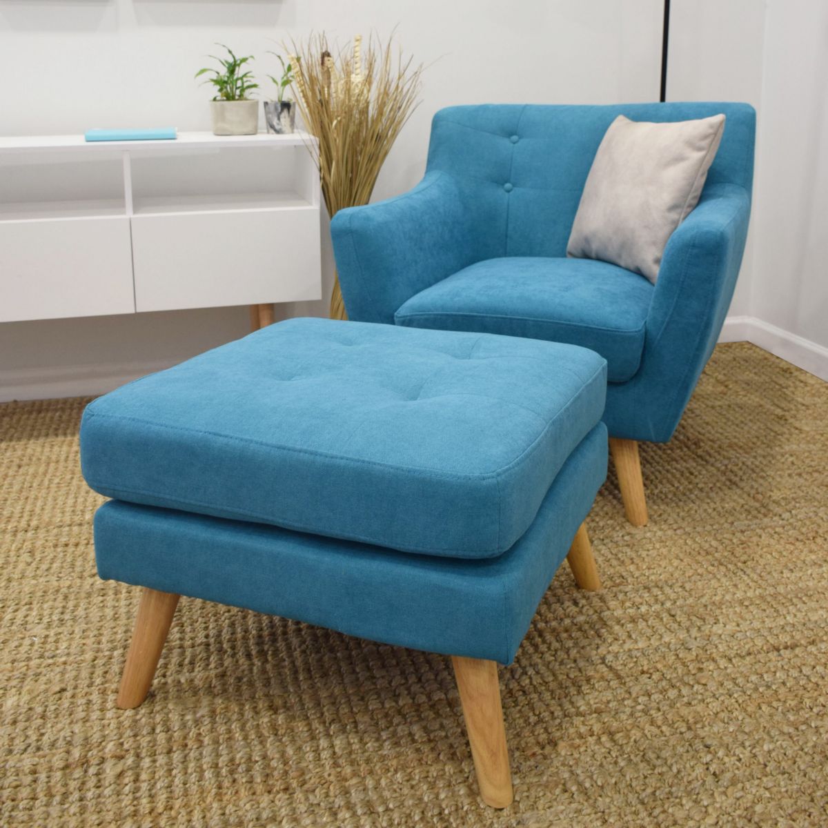 Butaca Japandi Turquesa