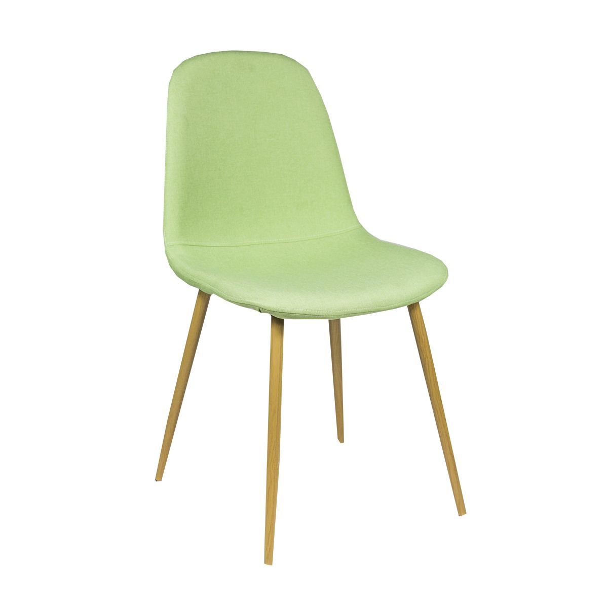 Silla Eames Tapizada Tela Verde-M03-12