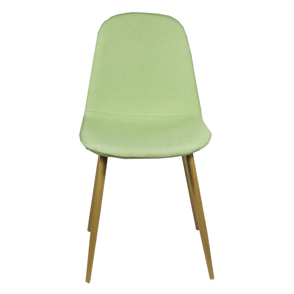 Silla Eames Tapizada Tela Verde-M03-12