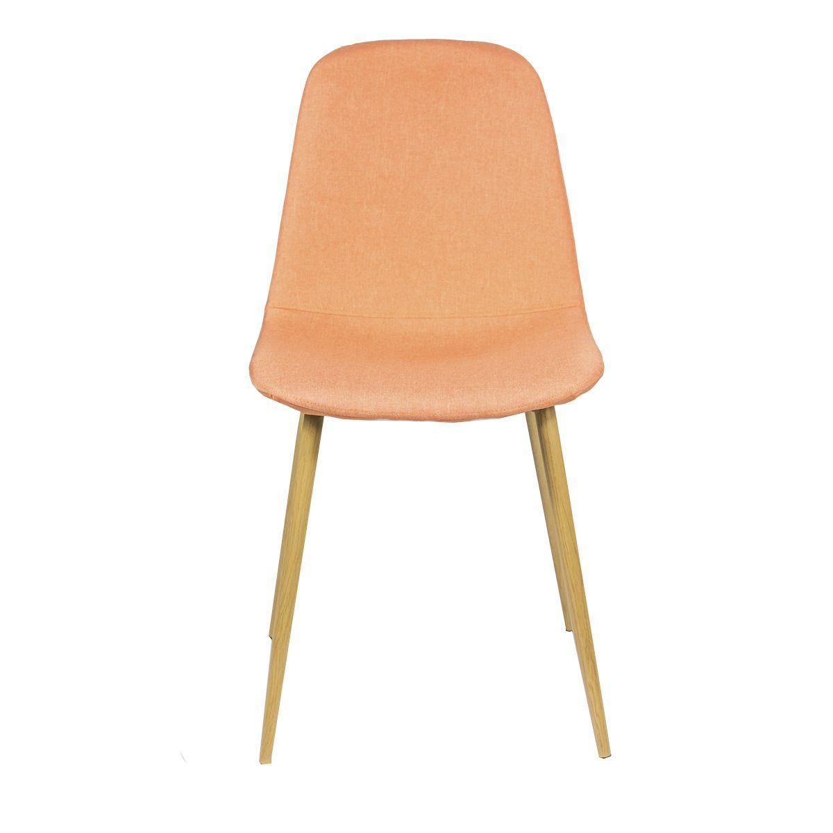 Silla Eames Tapizada Tela Naranja-M03-12
