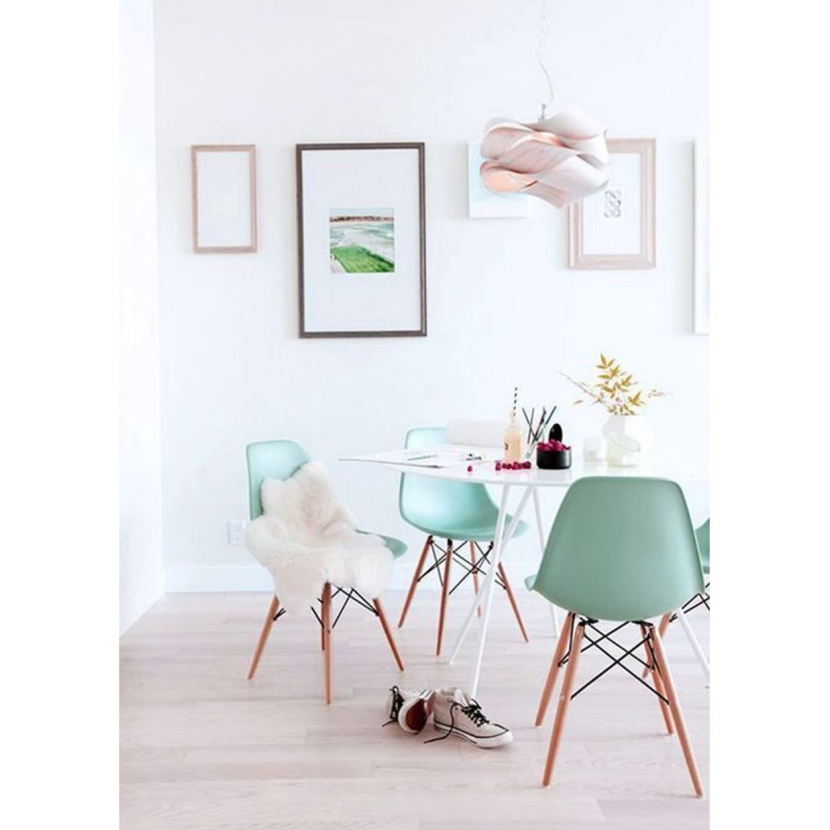 Silla Eames Verde Menta