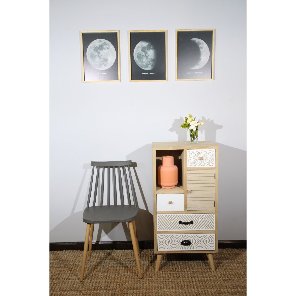 Silla Windsor Gris-P16-90104