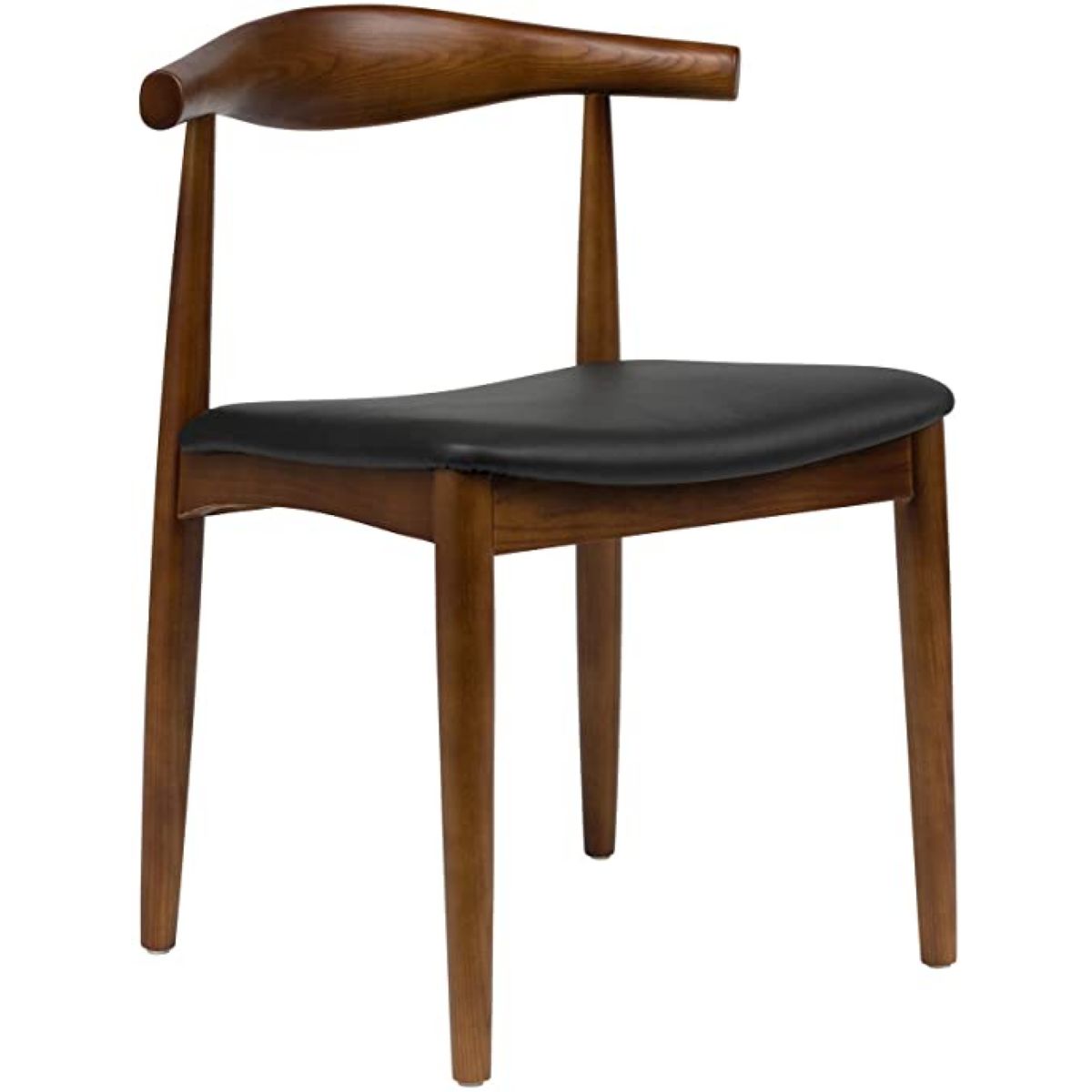 Silla de comedor Elbow Negra