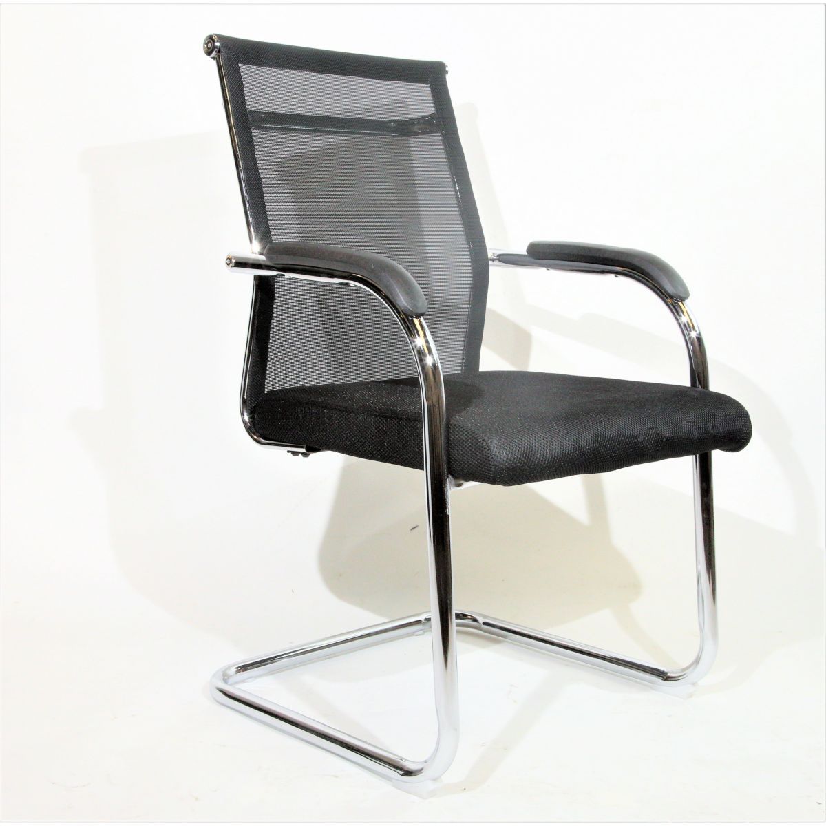 Silla Fija Oficina C/posabrazos Negra Ofi44-b01b01