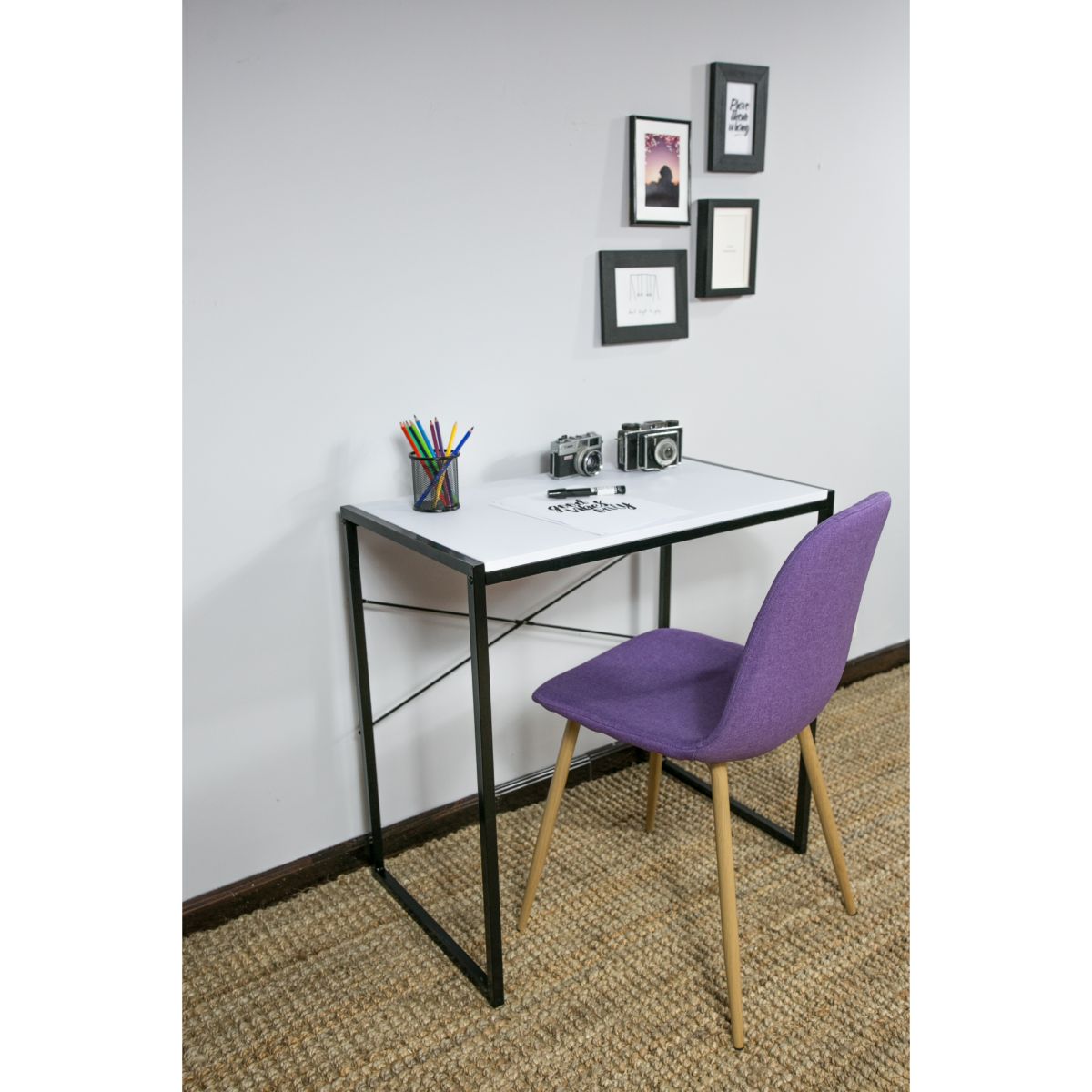 Escritorio Minimalista Negro