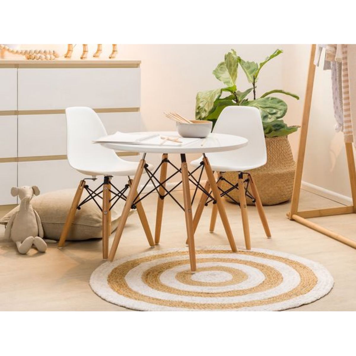 Mesa Eames Kids Blanca