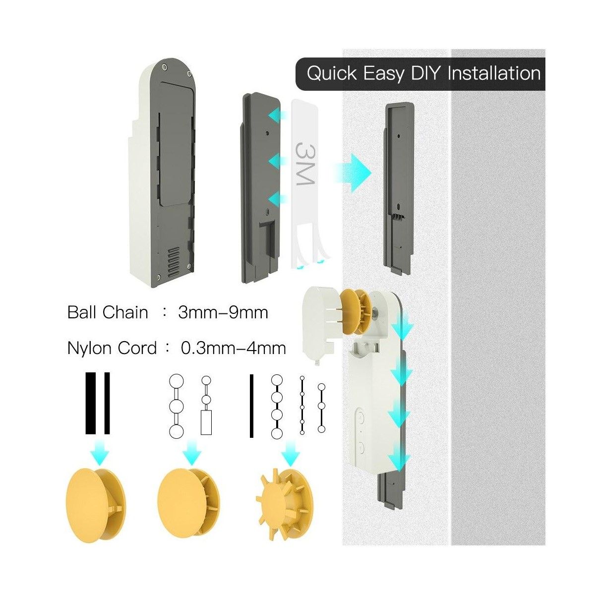 Polea Automatica De Cortina Bluetooth