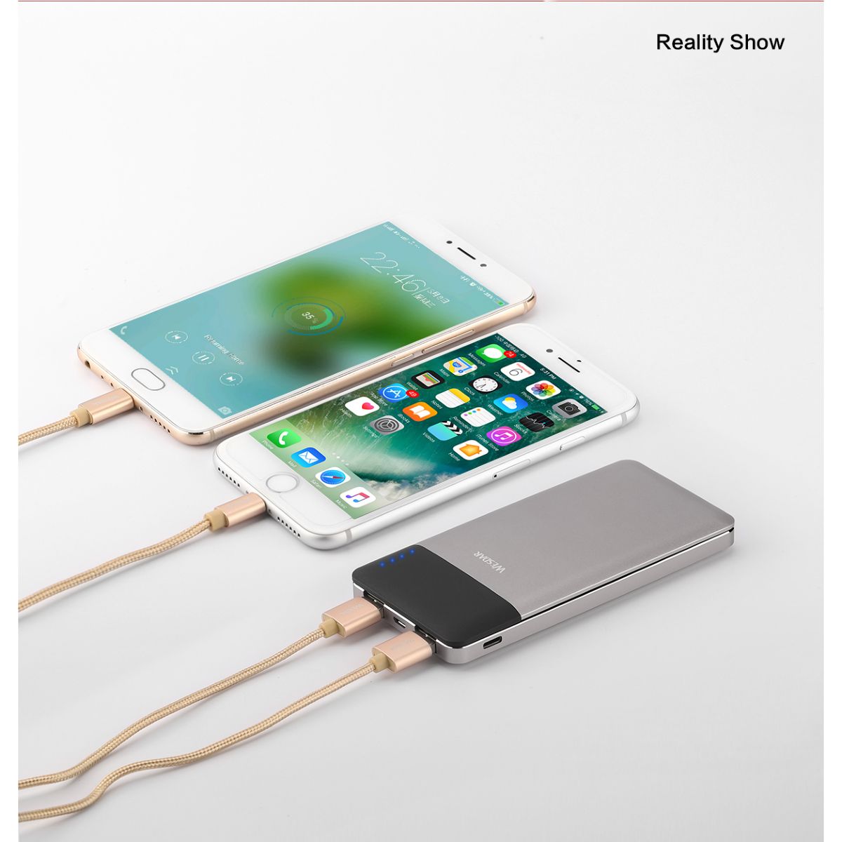 Power Bank Wesdar S46-10.000mAh Silver