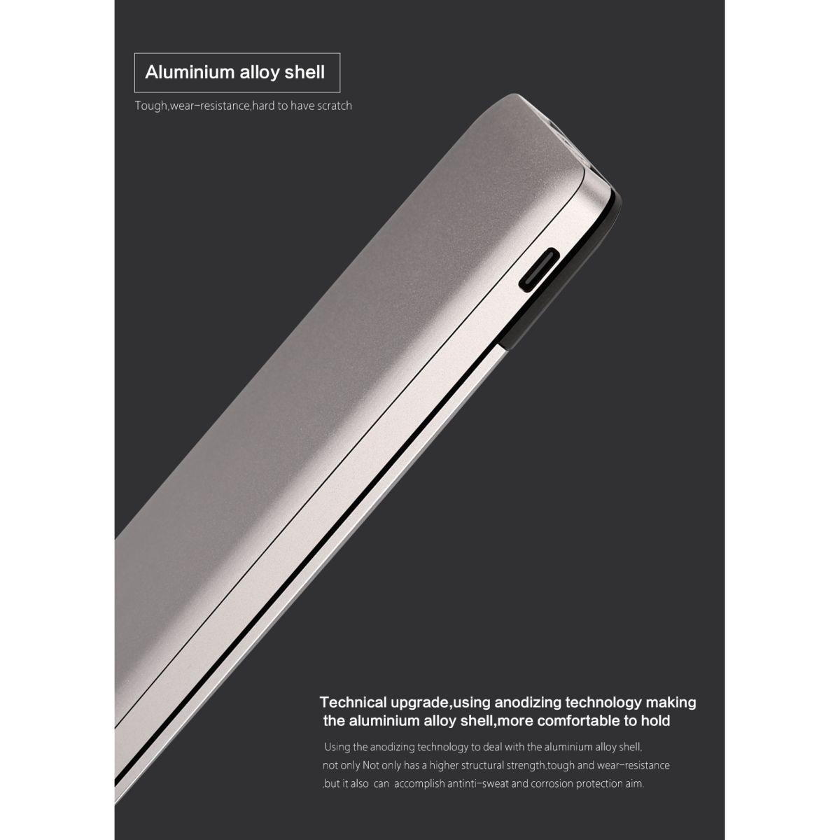 Power Bank Wesdar S46-10.000mAh Silver