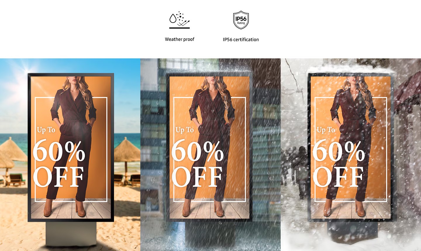 Pantalla industrial Exterior Samsung 55 OHA-S Full HD