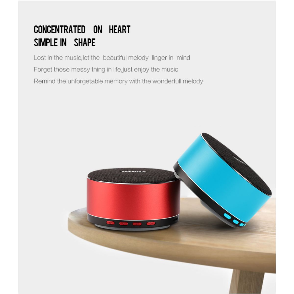 Parlante Portable Wesdar K15b Black/red