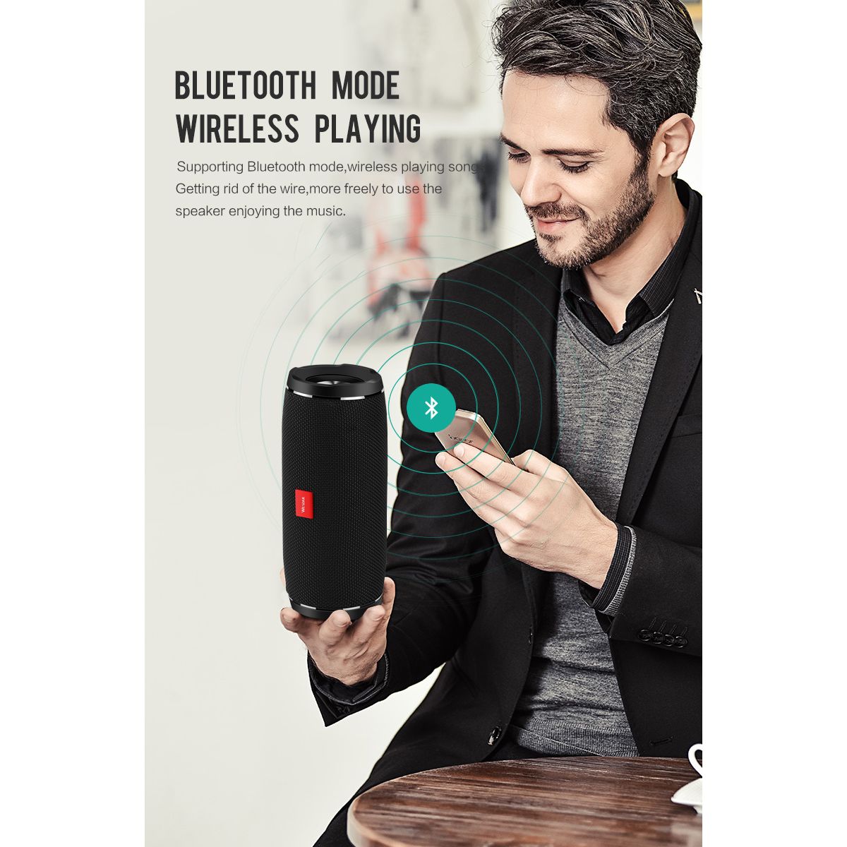 Parlante Portable Wesdar K39b Black