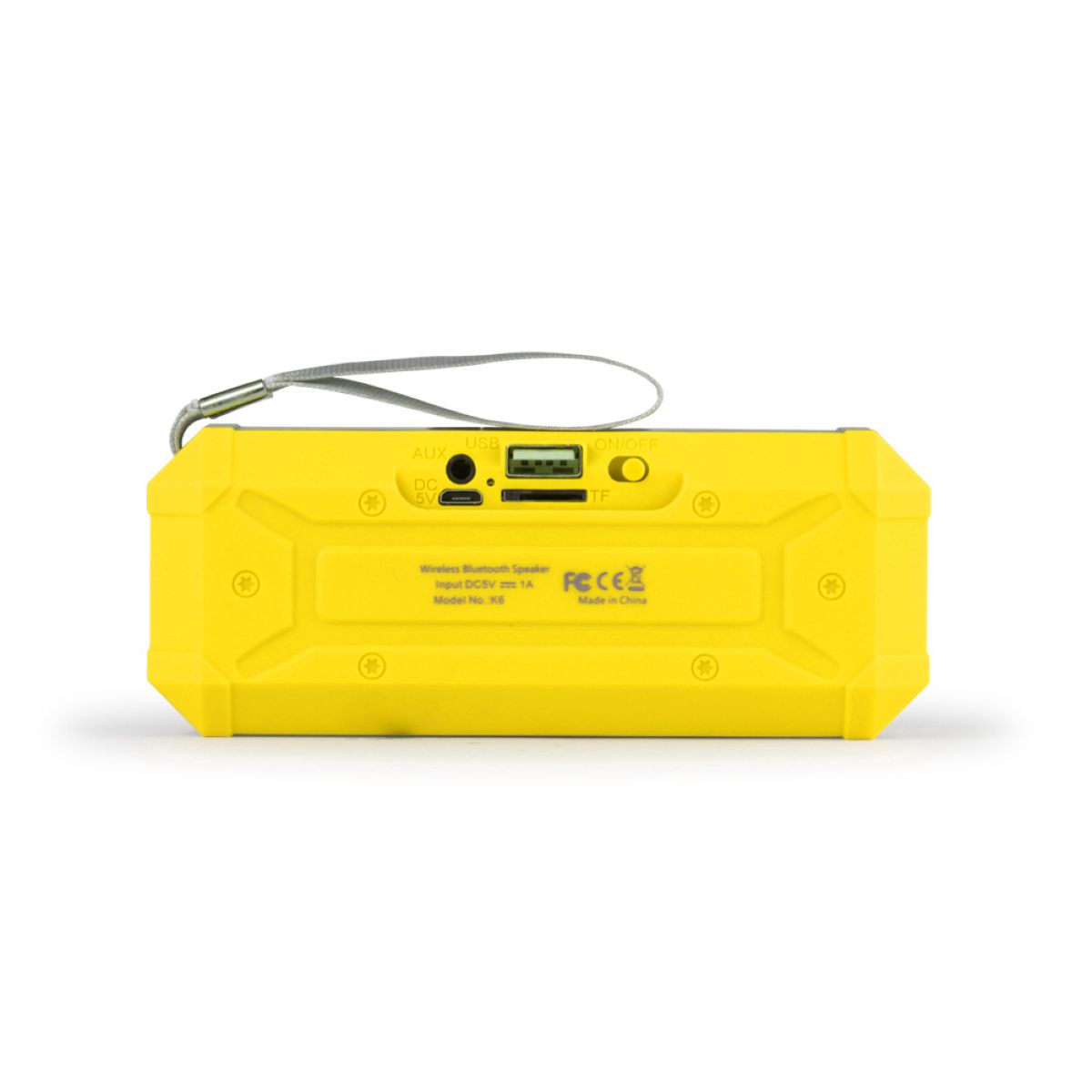 Parlante Portable Wesdar K6 Yellow