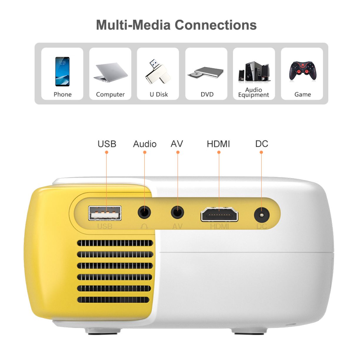 Proyector Rigal Rd-860 1080 1000lm