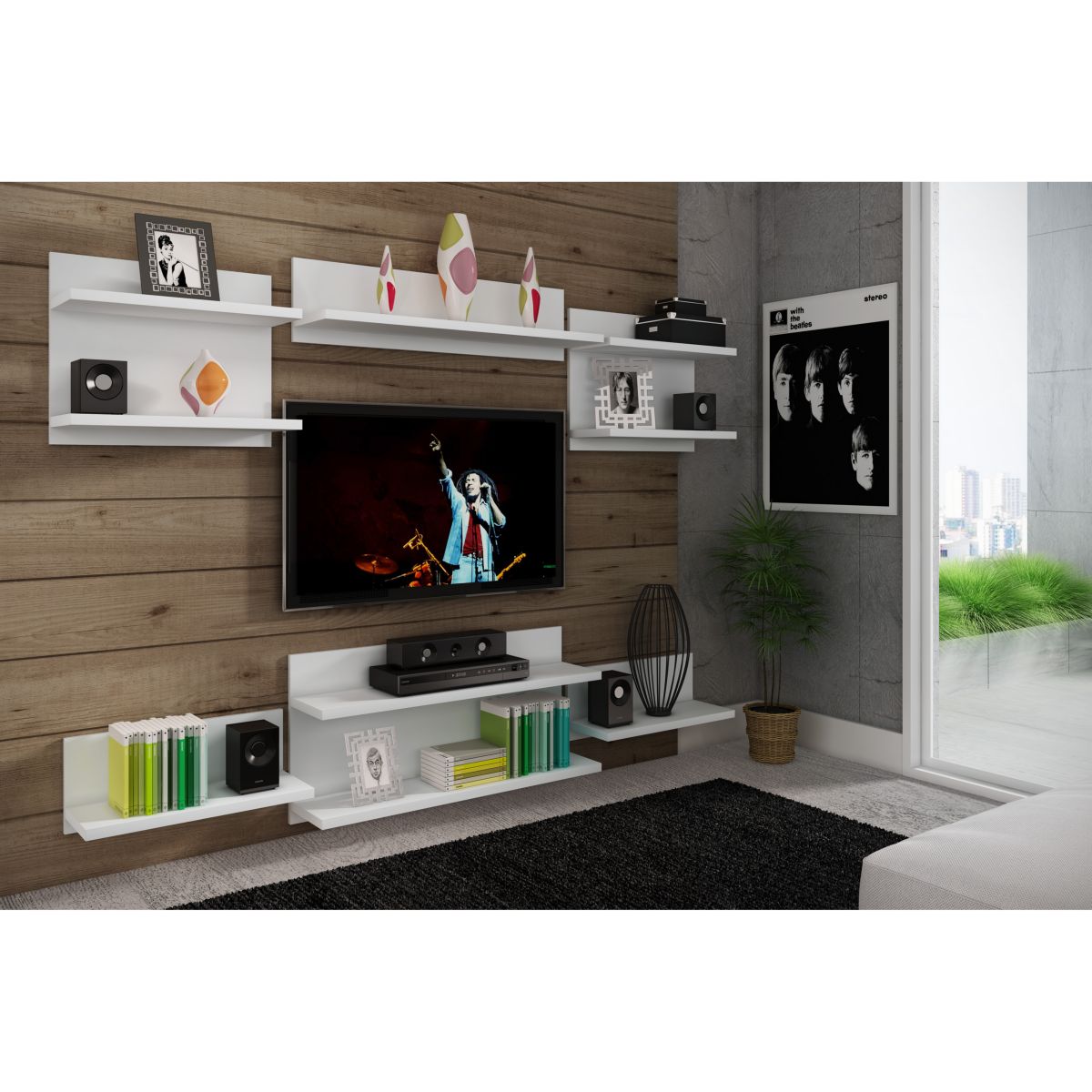 Repisa Estante Flotante 90cm.