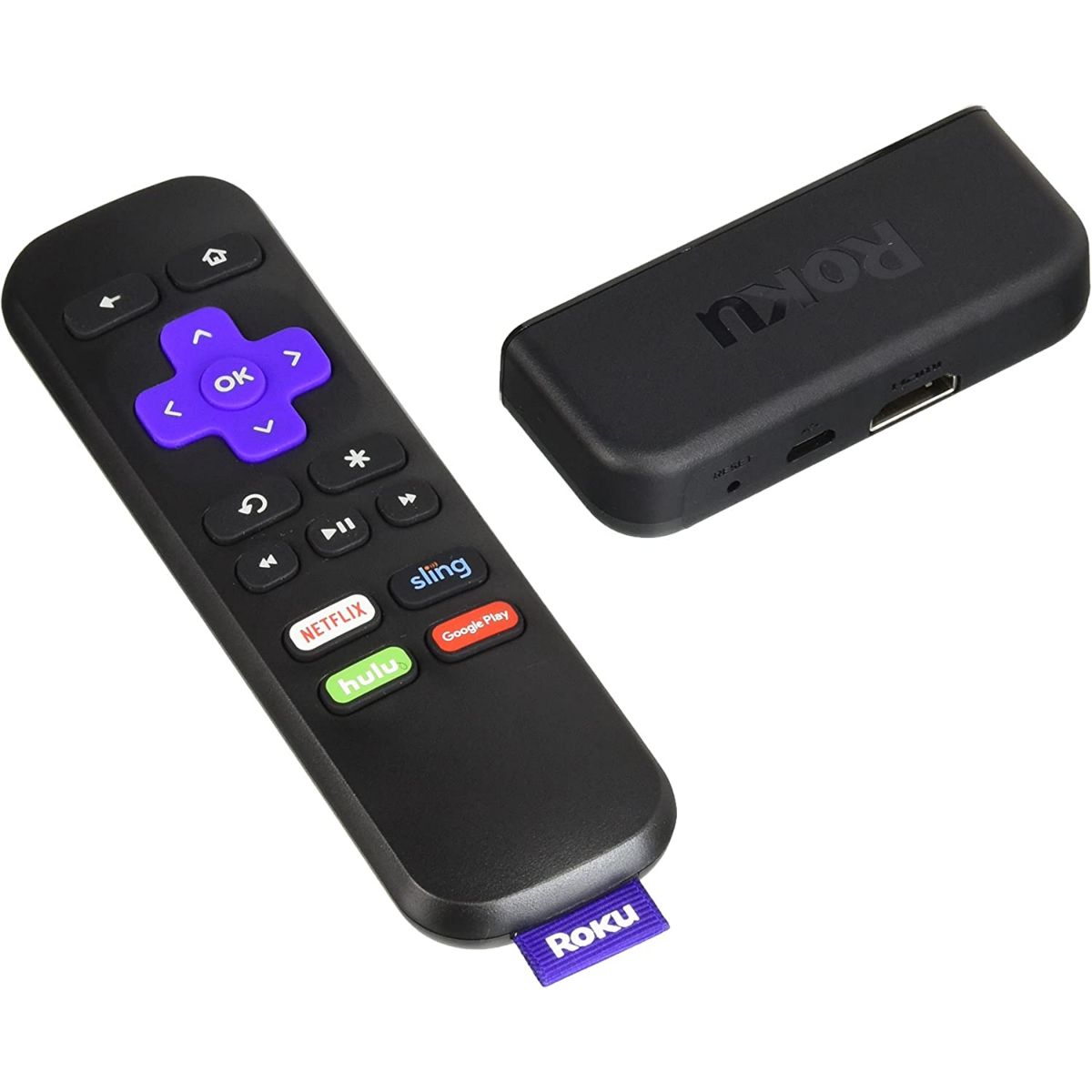 Stick Roku Streaming 4k 3810r Black
