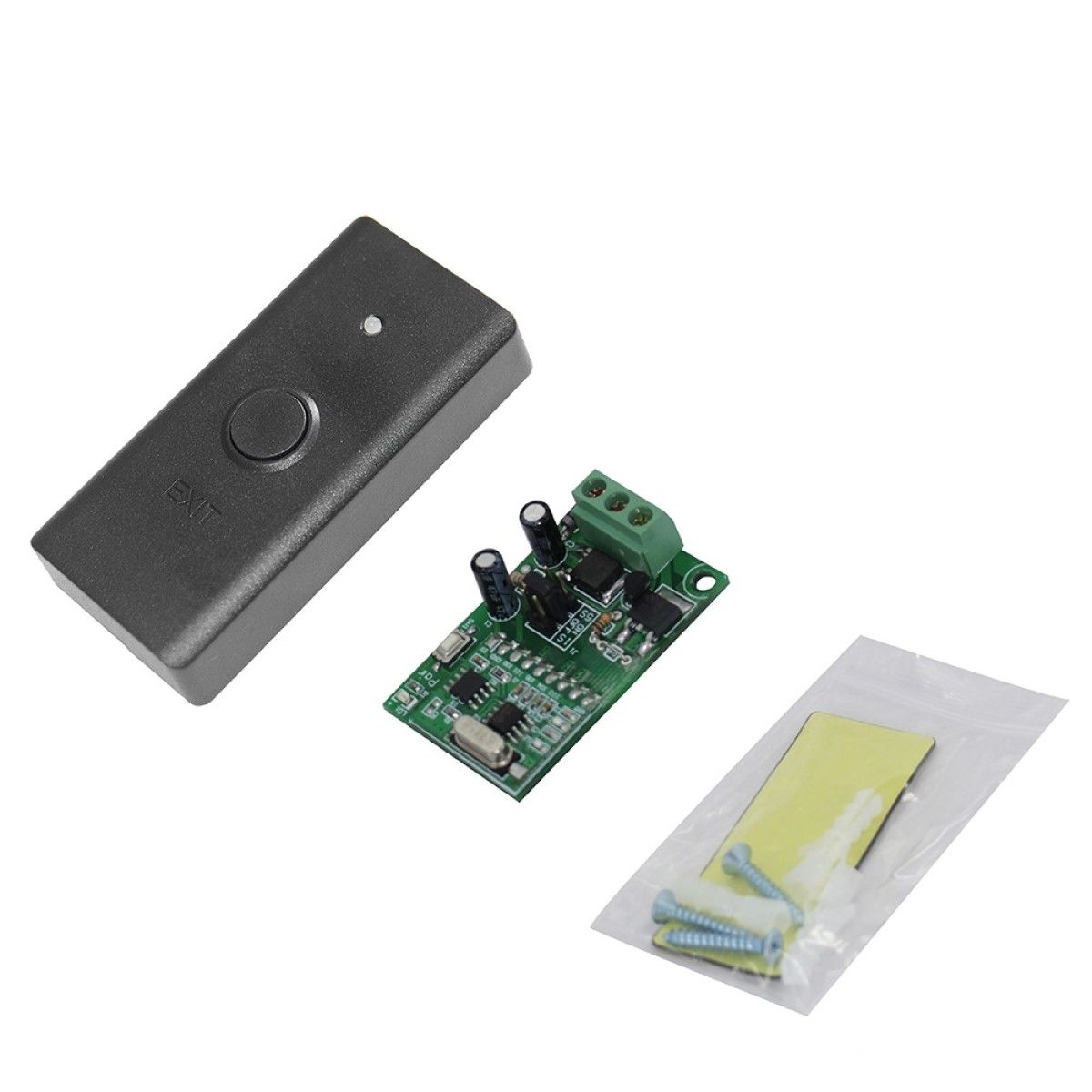 Boton Apertura Secukey Contacto Seco Adhesivo W1