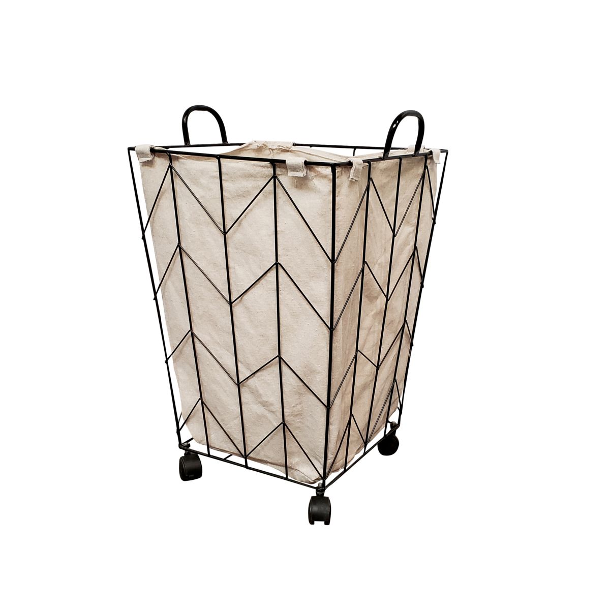 Cesto Metálico Con Ruedas